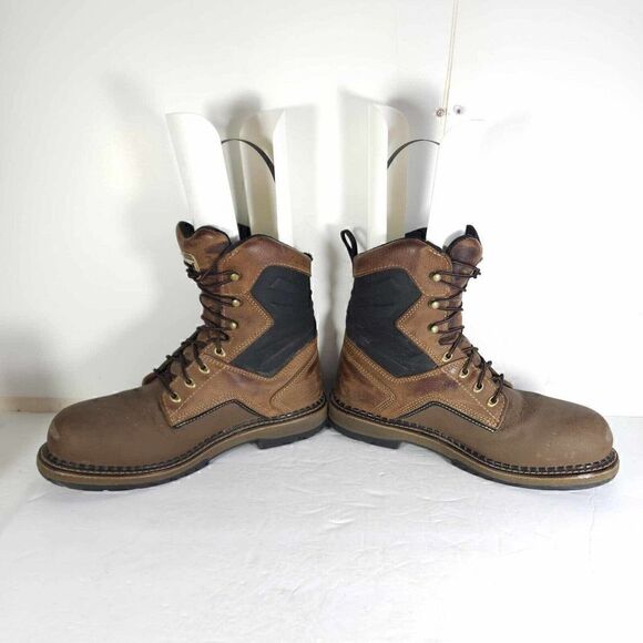 Irish Setter Men\'s 83850 US10,5D Brown Leather Waterproof Aliminum Toe Work Boot